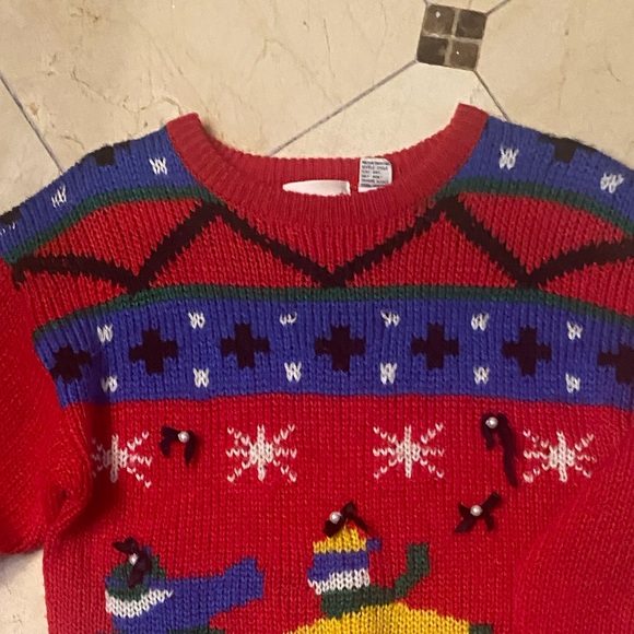 Ugly Tacky Holiday Christmas Sweater - Picture 6 of 7